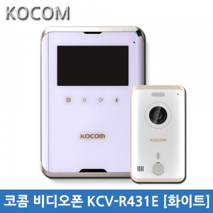 조이키넷:코콤 비디오폰 KCV-R431E 화이트/KC-R80E 아날로그